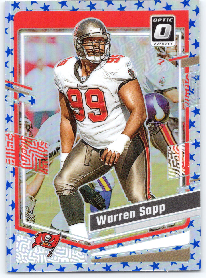 2023 Donruss Optic #187 Warren Sapp Blue Stars