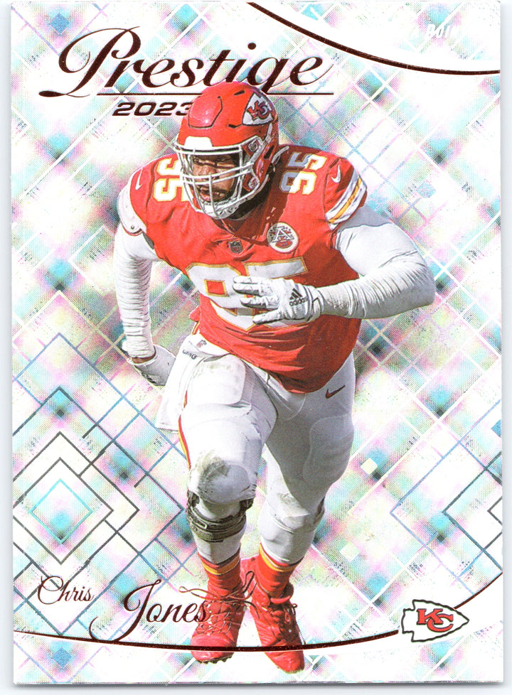 2023 Panini Prestige #142 Chris Jones Xtra Points Diamond