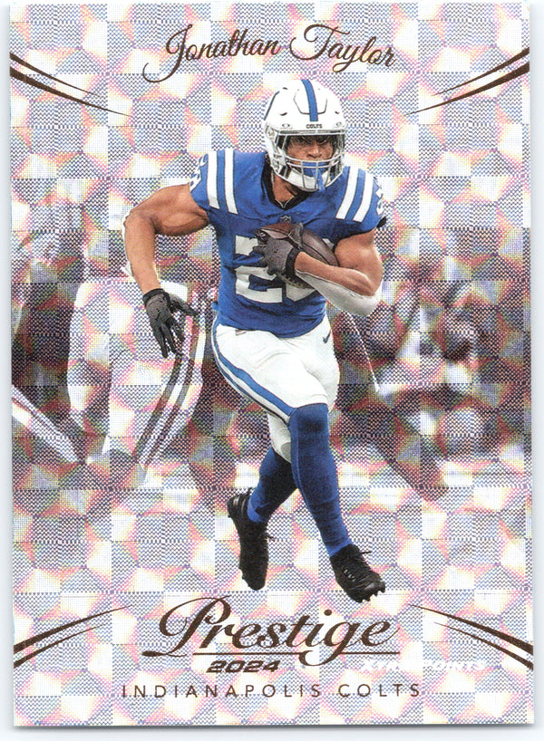 2024 Panini Prestige #126 Jonathan Taylor Diamond Xtra Points