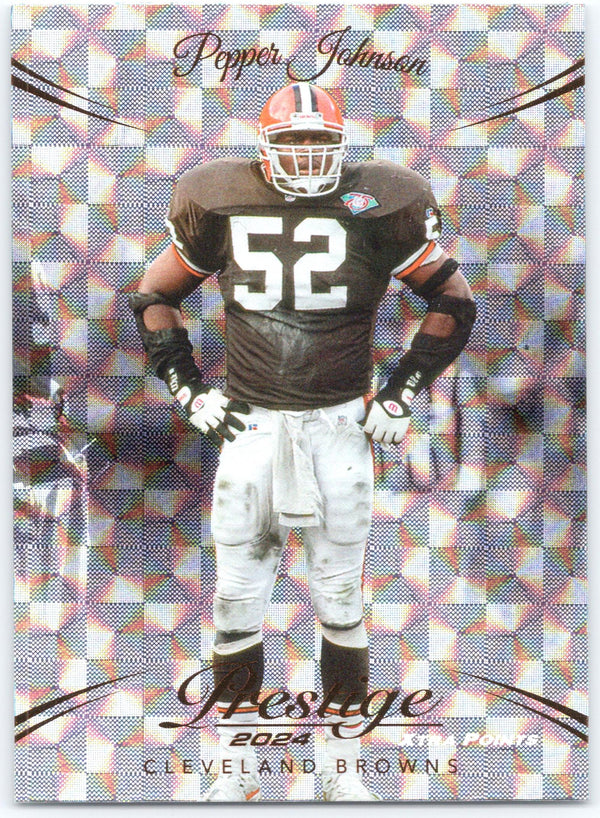 2024 Panini Prestige #74 Pepper Johnson Diamond Xtra Points