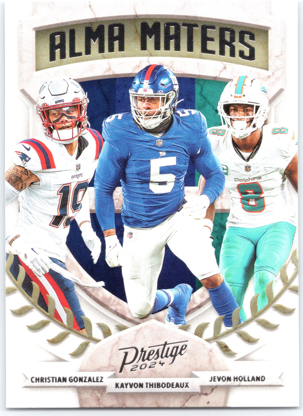 2024 Panini Prestige #25 Christian Gonzalez / Jevon Holland / Kayvon Thibodeaux