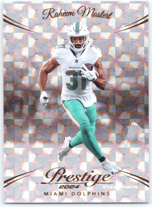 2024 Panini Prestige #185 Raheem Mostert Diamond Xtra Points