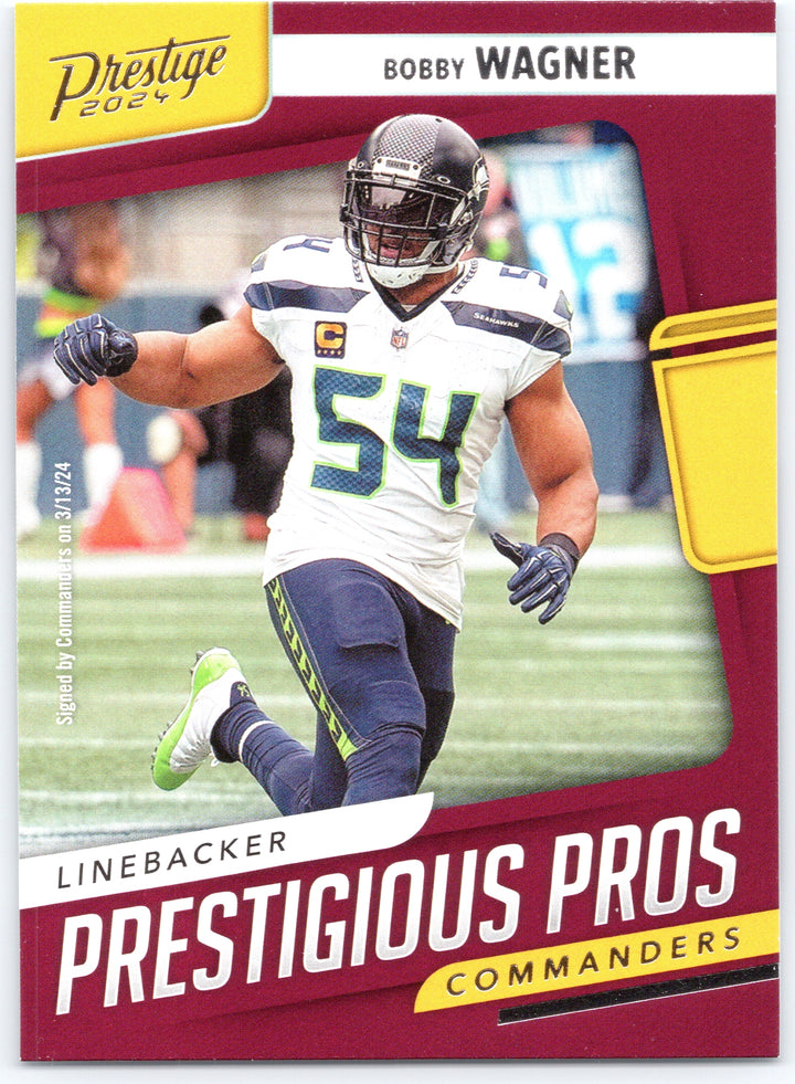 2024 Panini Prestige #PP-BWR Bobby Wagner Prestigious Pros