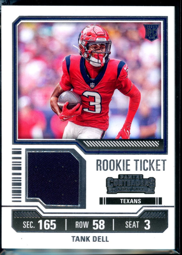 2023 Panini Contenders #TS26 Tank Dell Rookie Ticket Swatches