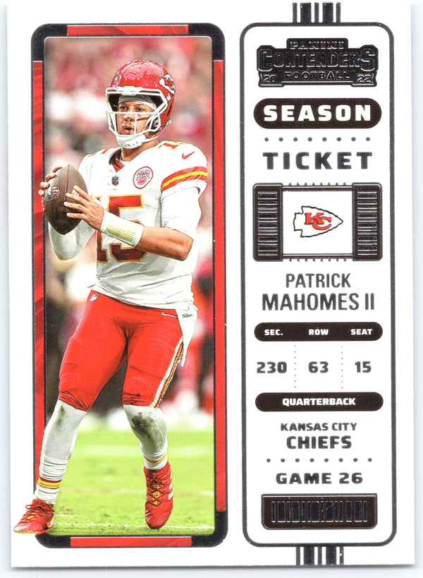 2022 Panini Contenders #58 Patrick Mahomes II