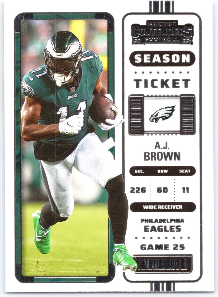 2022 Panini Contenders #77 A.J. Brown