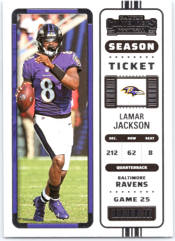 2022 Panini Contenders #5 Lamar Jackson