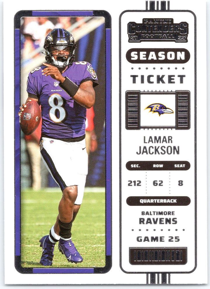 2022 Panini Contenders #5 Lamar Jackson