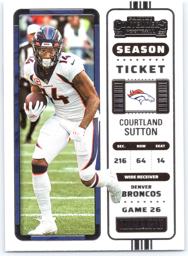 2022 Panini Contenders #32 Courtland Sutton