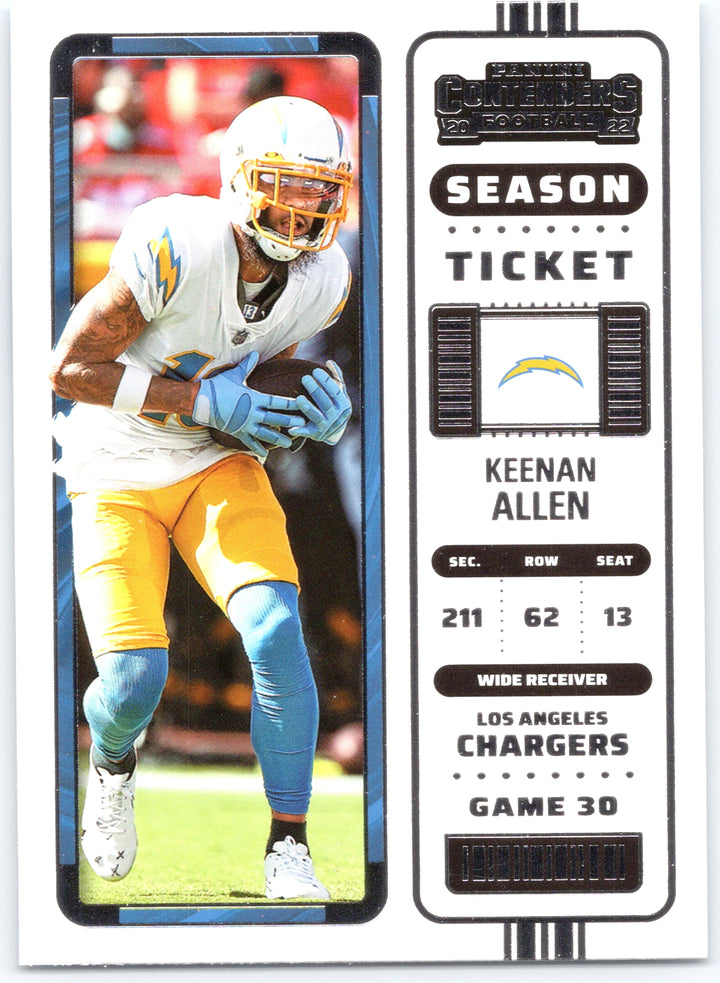 2022 Panini Contenders #75 Keenan Allen