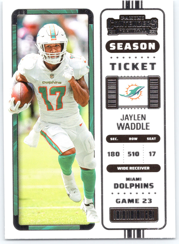 2022 Panini Contenders #81 Jaylen Waddle