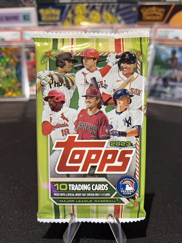 2023 Topps Holiday packs (10 cards)